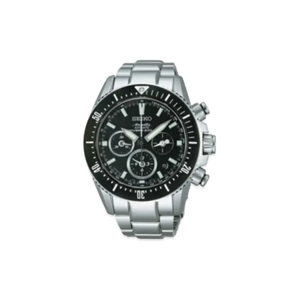 SEIKO Brights Ananta Mechanical Chronograph Divers "Black" SAEK013