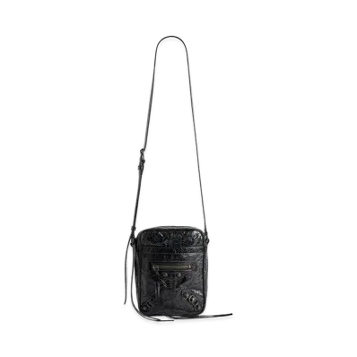 BALENCIAGA Le City Vertical Crossbody Bag "Black"