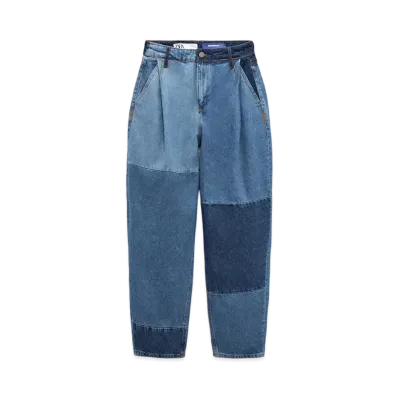 ADERERROR x ZARA Barrel Leg Denim Pants "Blue"