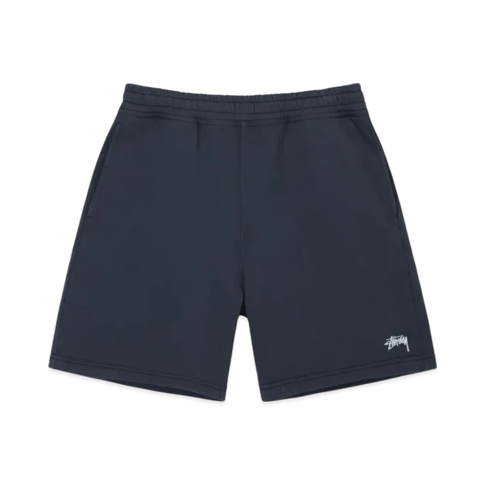 Stussy Overdyed Stock Logo Shorts "Navy"