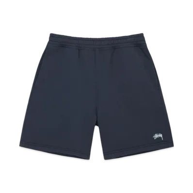 Stussy Overdyed Stock Logo Shorts "Navy"