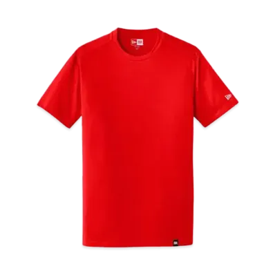 NEW ERA T NEA100 7 Heritage Blend Crew Tee "Red"