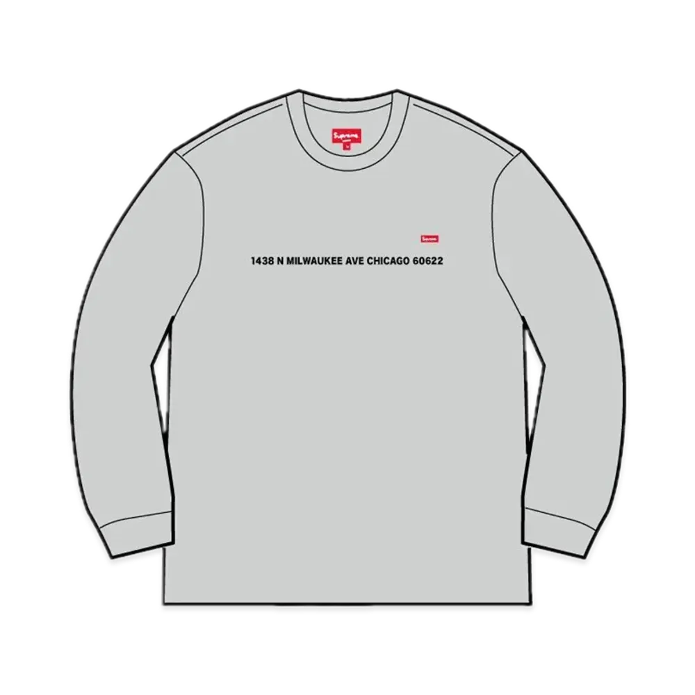 Supreme Shop Small Box Crewneck (Chicago) "Heatheer Grey"