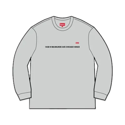 Supreme Shop Small Box Crewneck (Chicago) "Heatheer Grey"