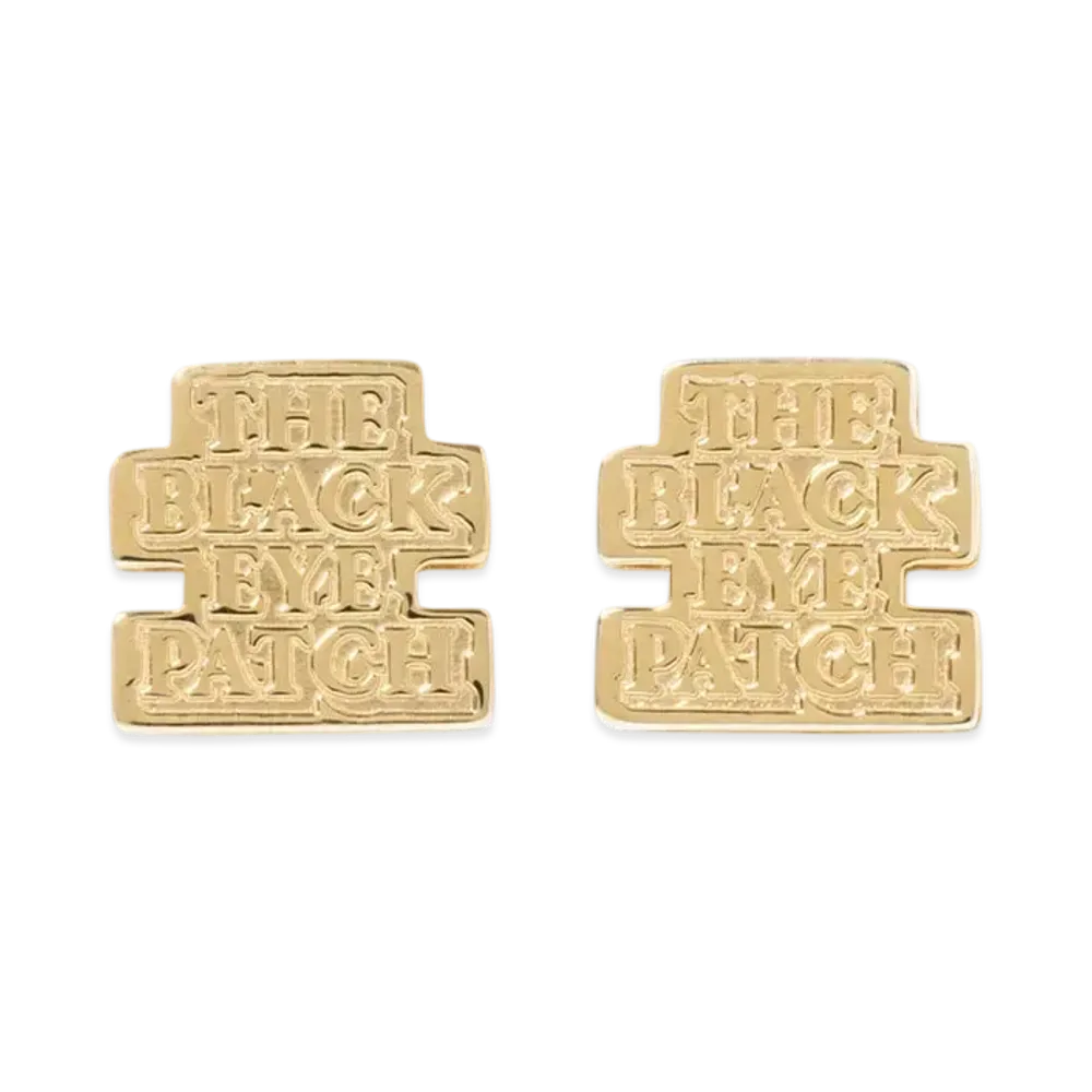 BlackEyePatch Og Label Earrings "Gold"