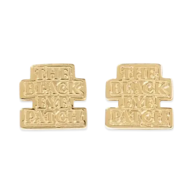 BlackEyePatch Og Label Earrings "Gold"