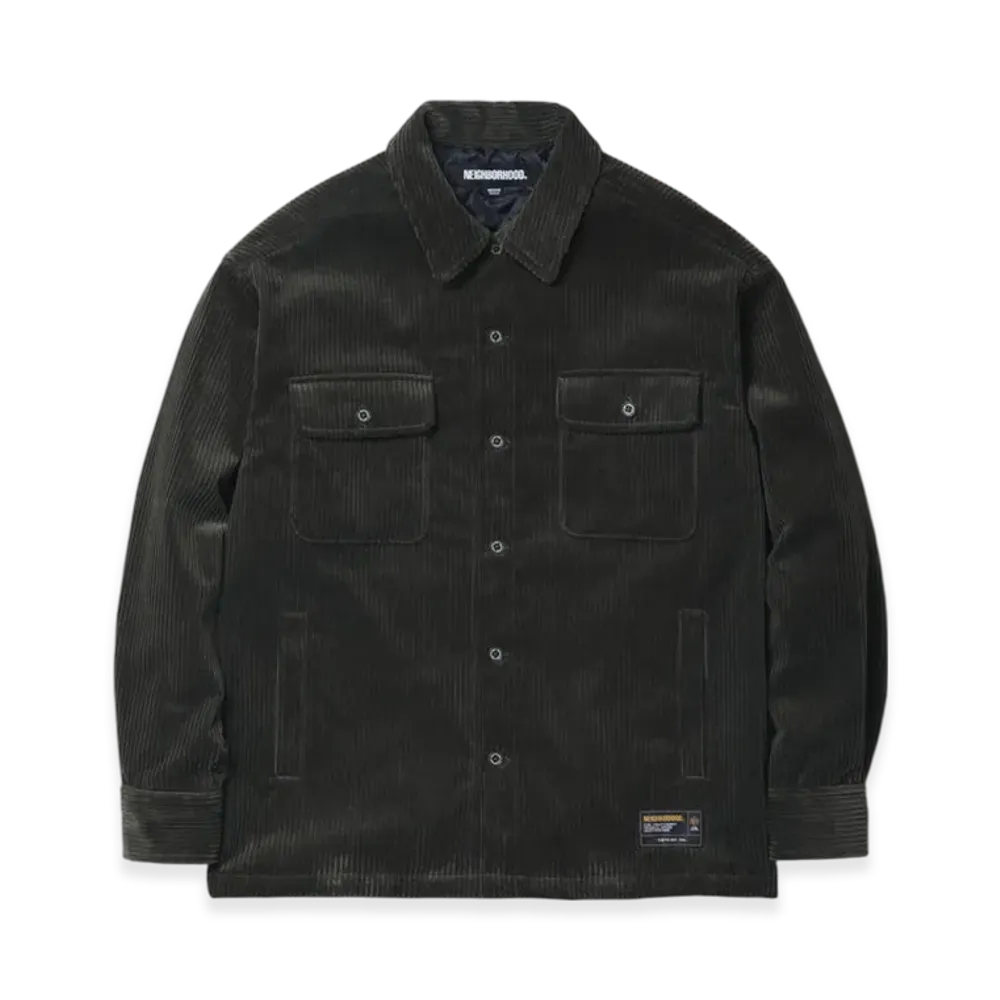 NEIGHBORHOOD Corduroy CPO Shirt LS "Olive Drab"
