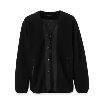 COMME des GARCONS HOMME Cotton Military Liner Cardigan "Black"