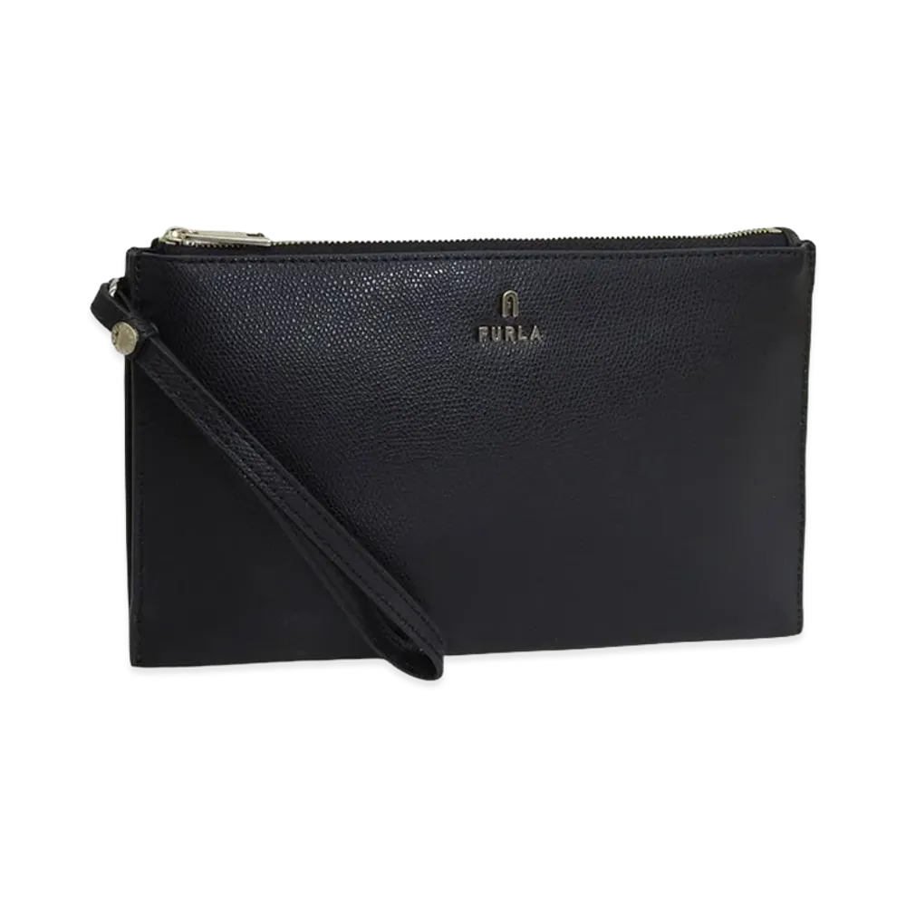 FURLA Camelia S Envelope Case Vittello Ares "Black"