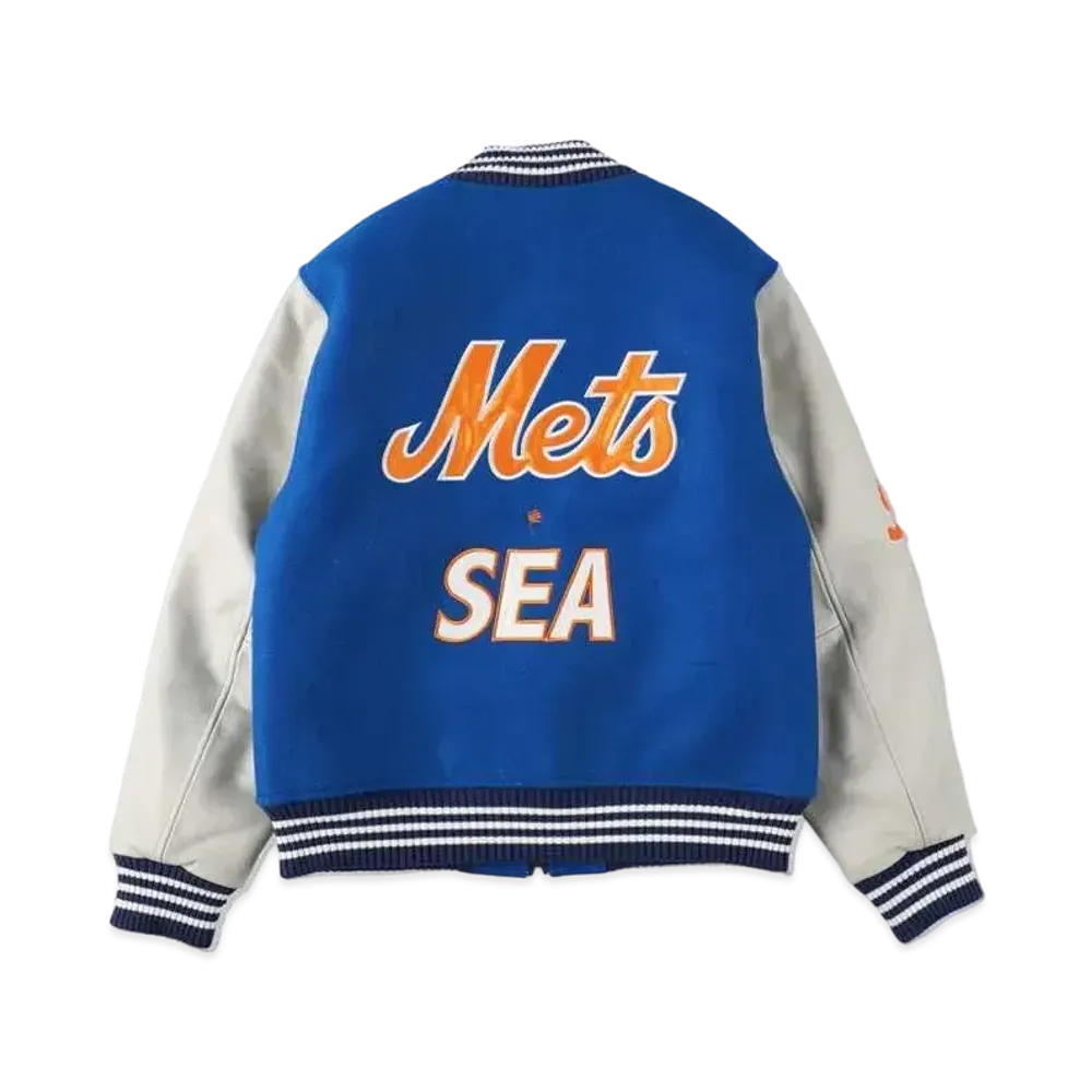 WIND AND SEA x MLB Versity Jacket "Mets"