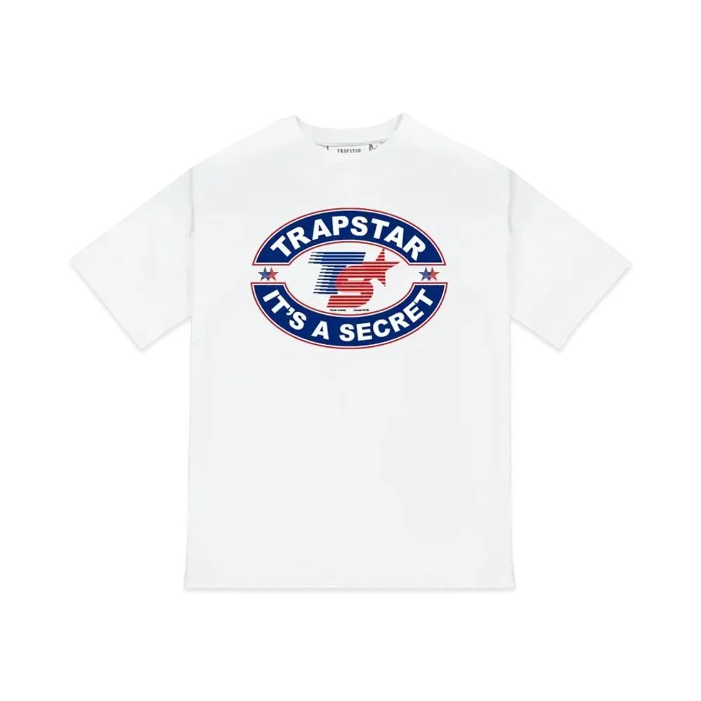 TRAPSTAR It'S A Secret Print Tee "White/Grey"