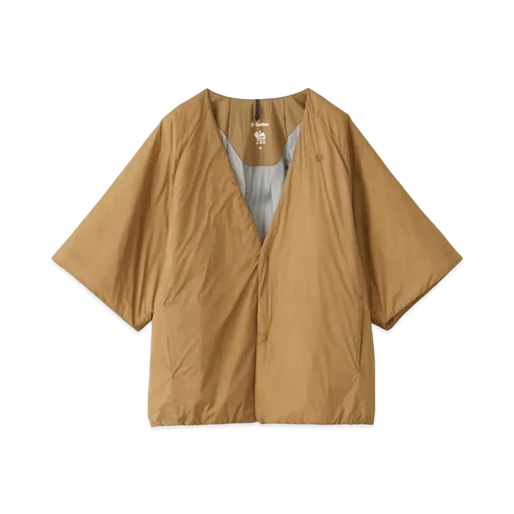 Goldwin Puffy Short Sleeve Jacket (Unisex) "Amber Gold"
