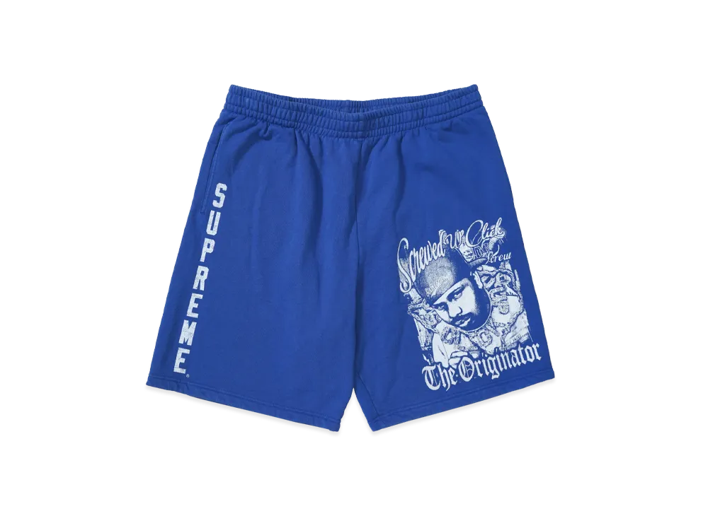 Supreme x DJ Screw Sweatshort "Royal"