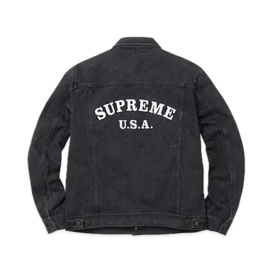 Supreme Denim Trucker Jacket "Black"