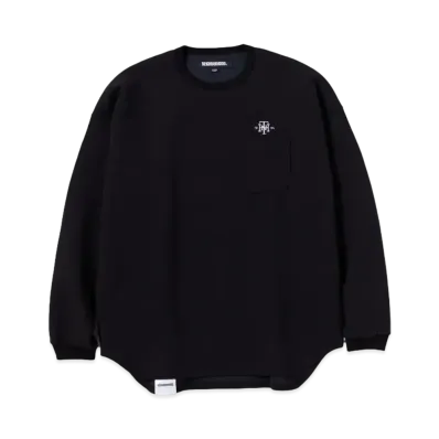 NEIGHBORHOOD Double Crewneck LS "Black"