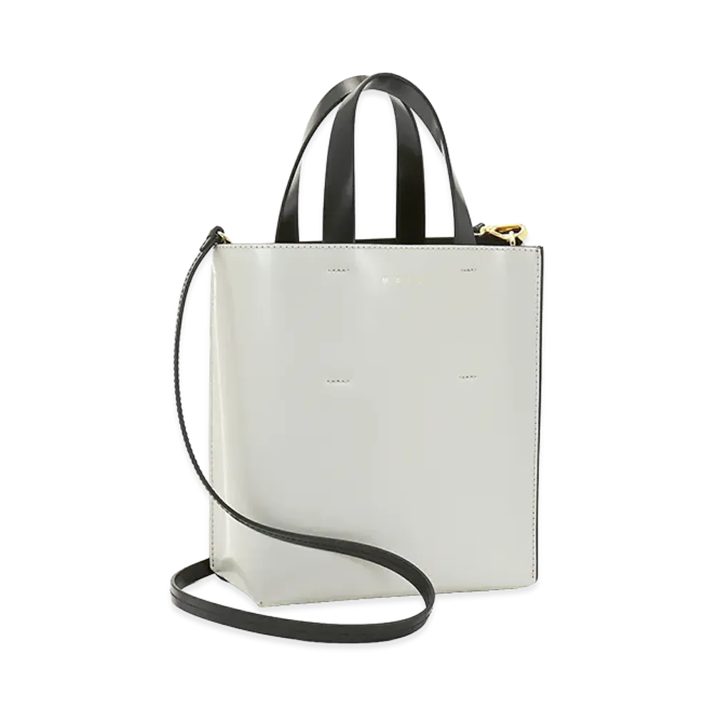 MARNI Women's Museo Mini Bag "Stone/Black"