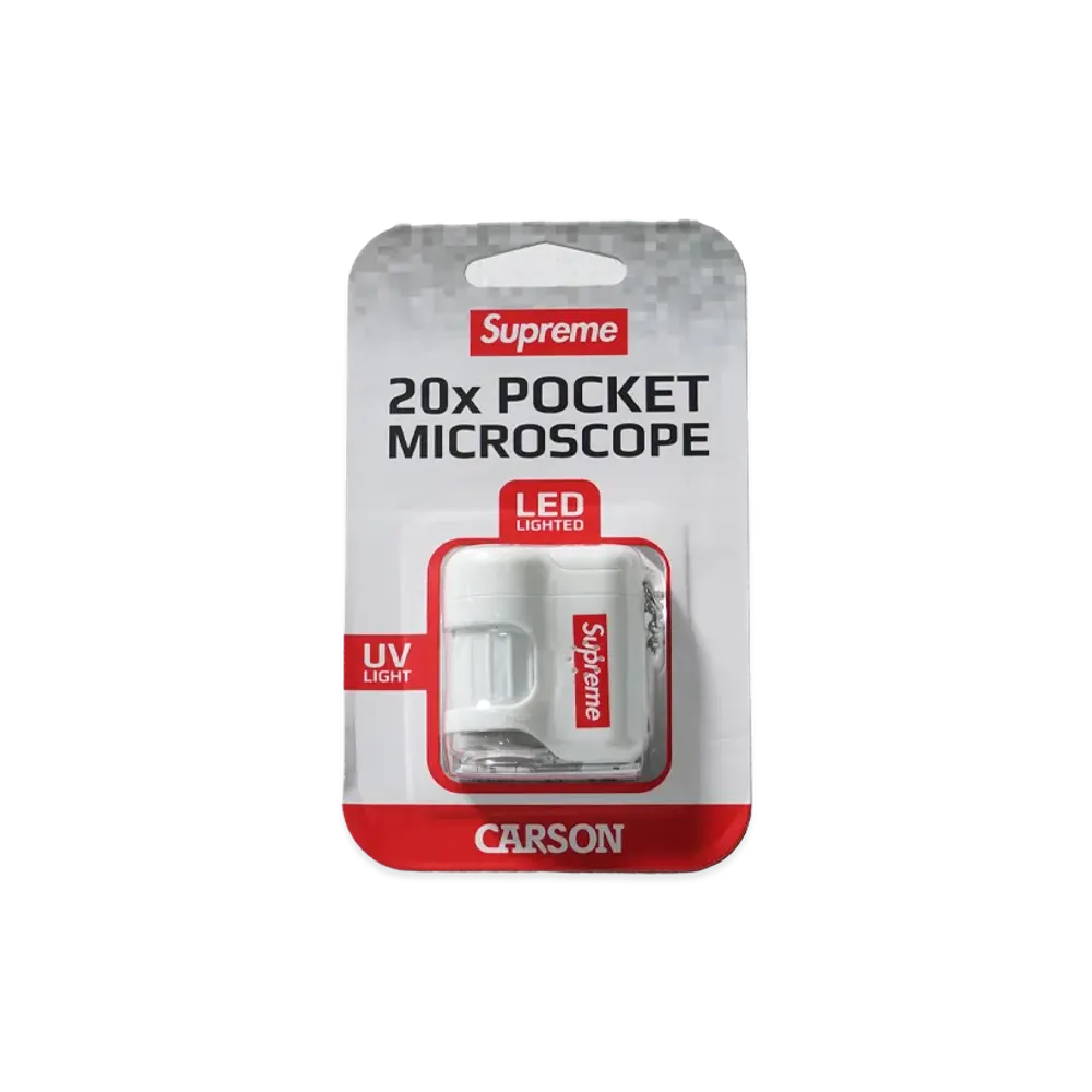 Supreme x Raymay Pocket Microscope Keychain "White"