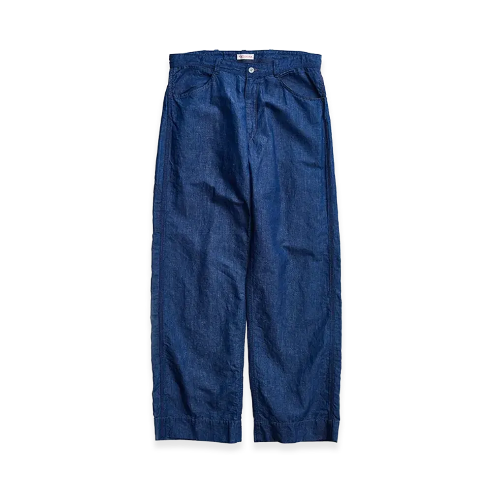 NICENESS Coogan Chambray Work Pants "Indigo"