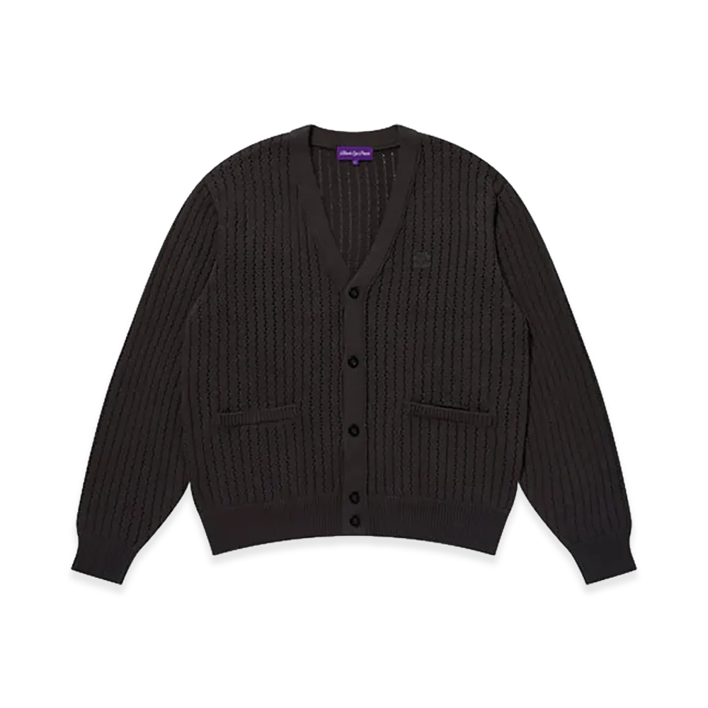 BlackEyePatch Monotone Small OG Cardigan "Black"