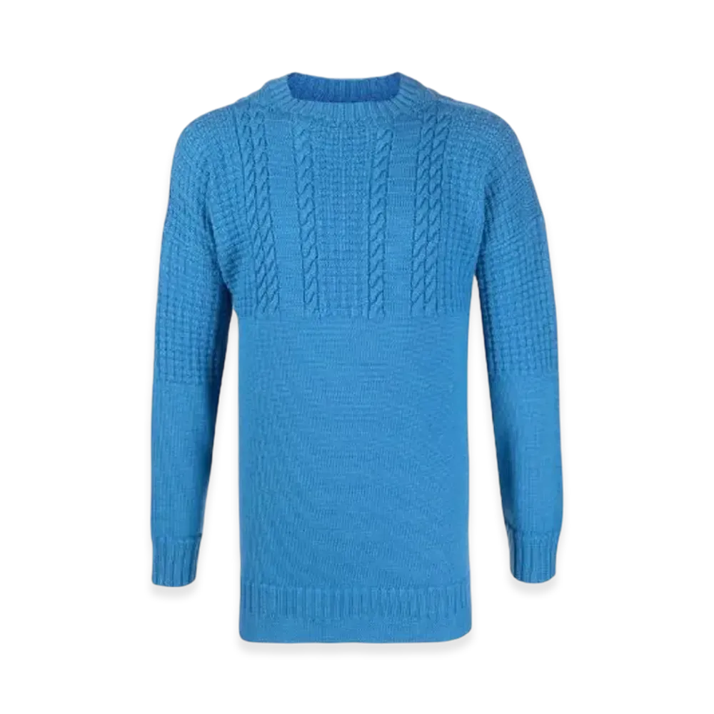 Maison Margiela Crewneck Wool Sweater "Blue"