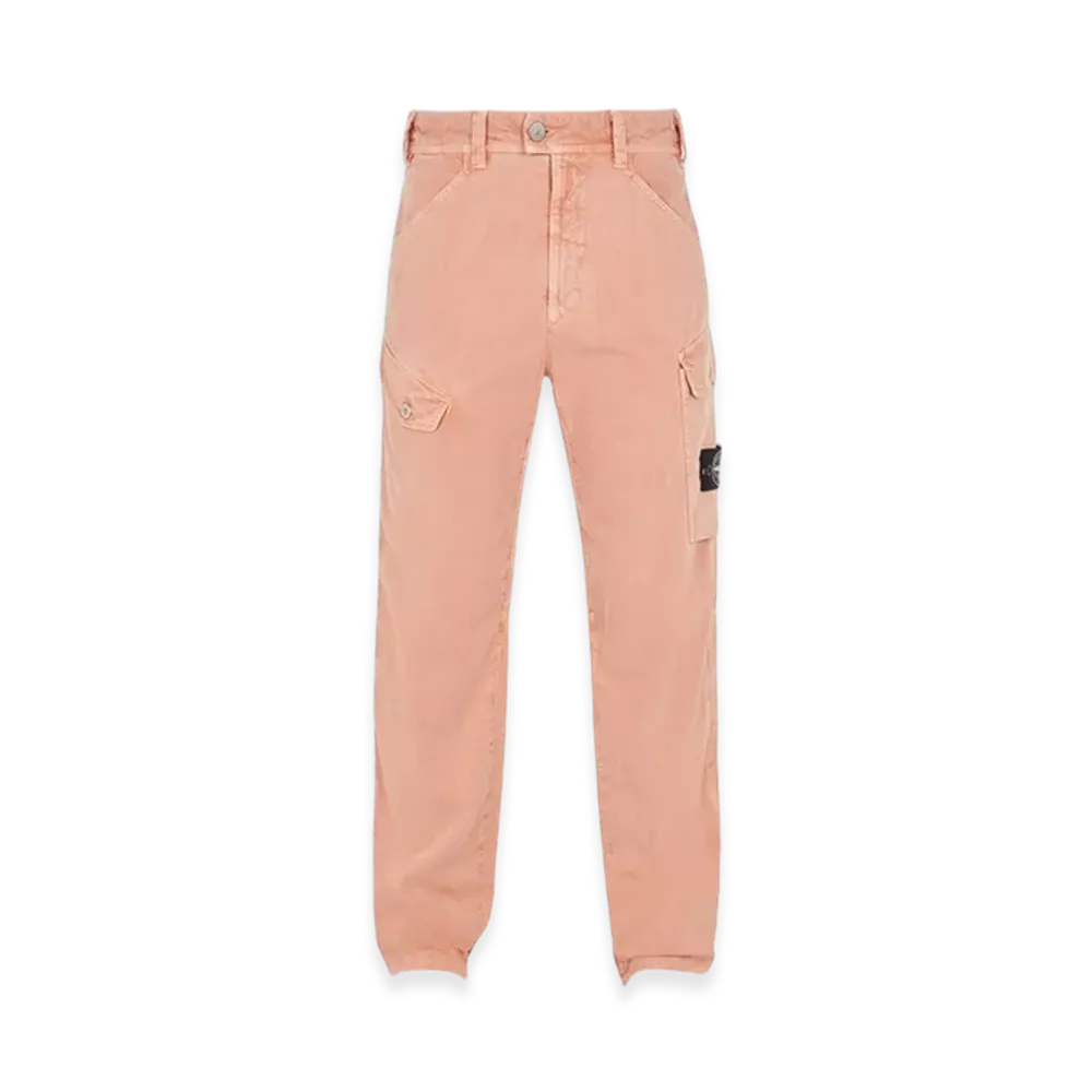 Stone Island 320T1 Panama Tinto Terra Regular Fit Cargo Pants - 24SS "Rust"
