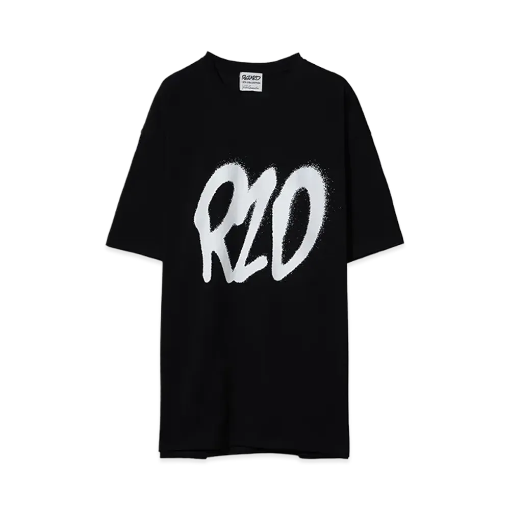 ReZARD × Masato Yamaguchi \ x Spray Logo Print T-Shirts "BLACK"