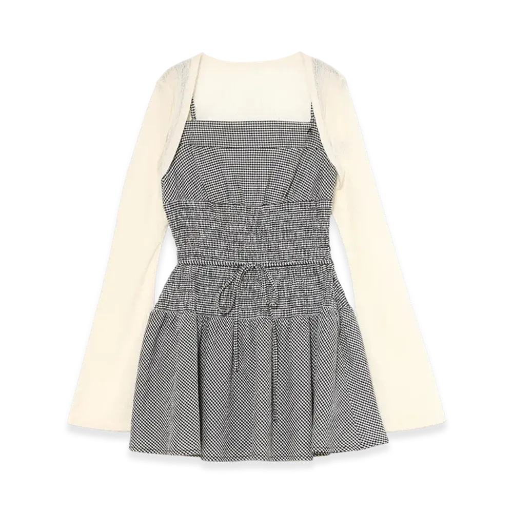 ANDMARY Women's Khy Check Mini Dress 