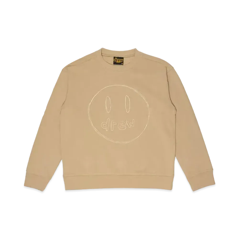 drew house sketch mascot crewneck "Khaki"