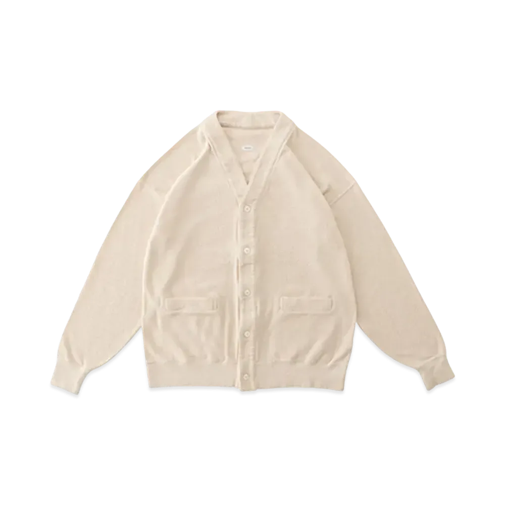 visvim SELMER LONG CARDIGAN (C/WS PILE) "Ivory"