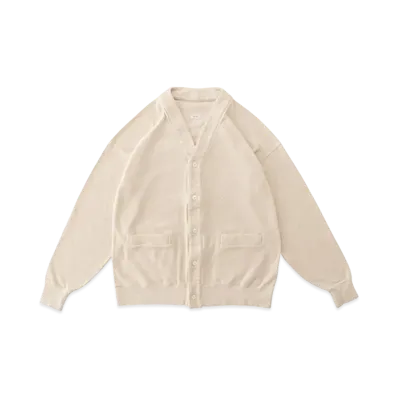 visvim SELMER LONG CARDIGAN (C/WS PILE) "Ivory"