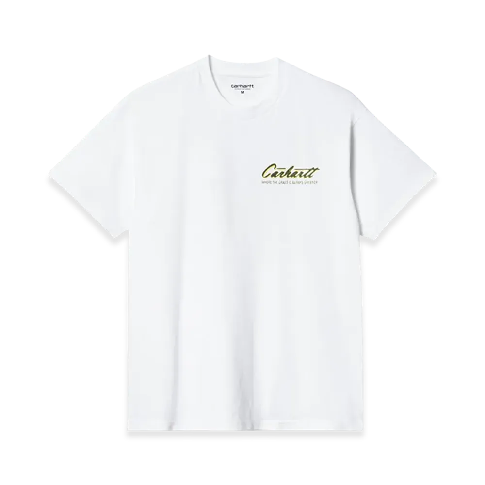 Carhartt WIP Green Grass T-Shirt "White"