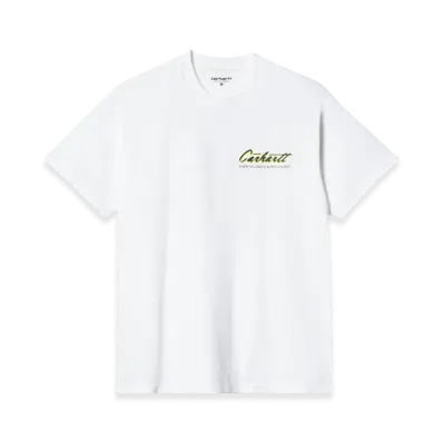 Carhartt WIP Green Grass T-Shirt "White"