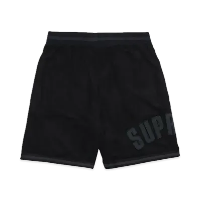 Supreme Ultrasuede Mesh Short "Black"