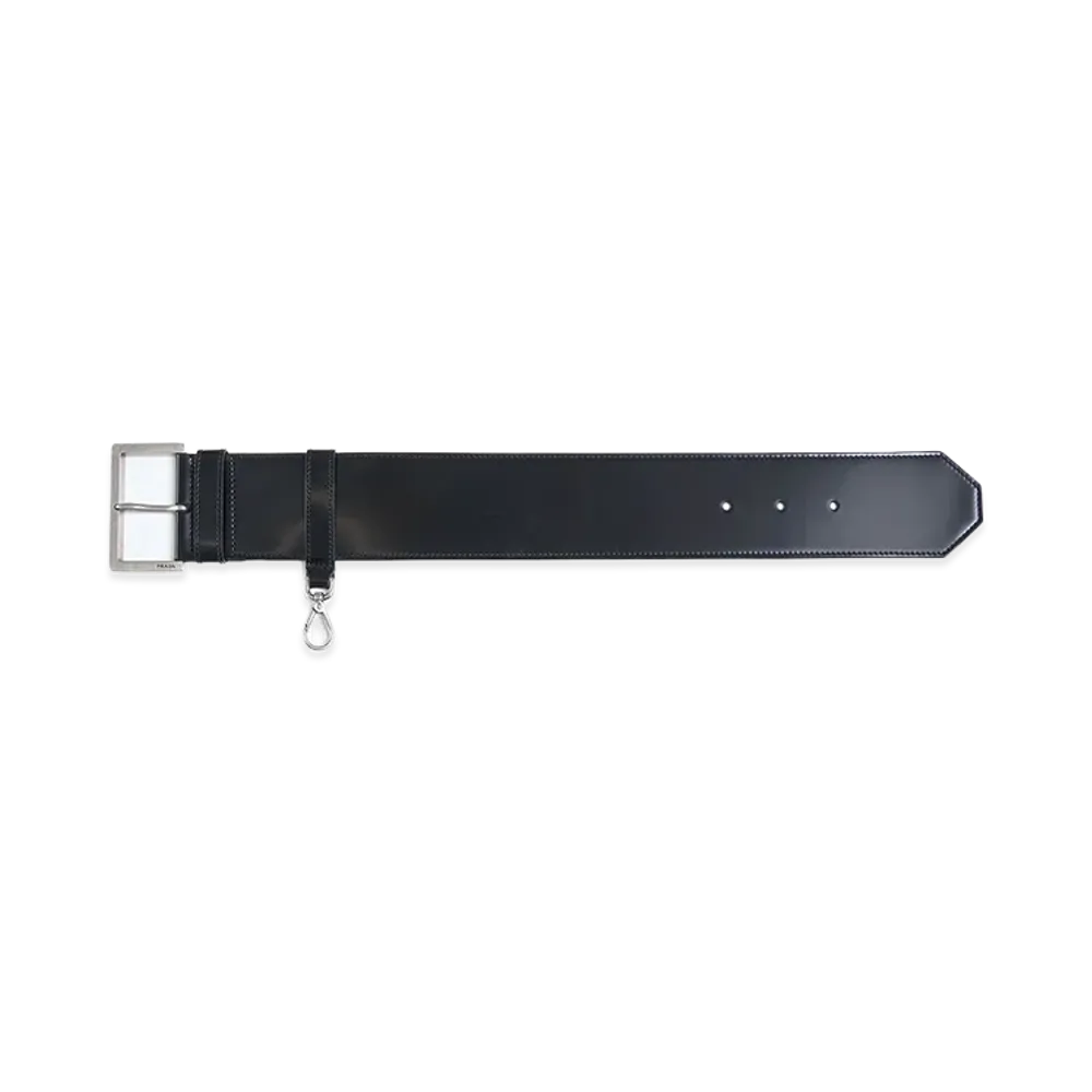 PRADA Women's Brushed Leather Sleeve "Black"