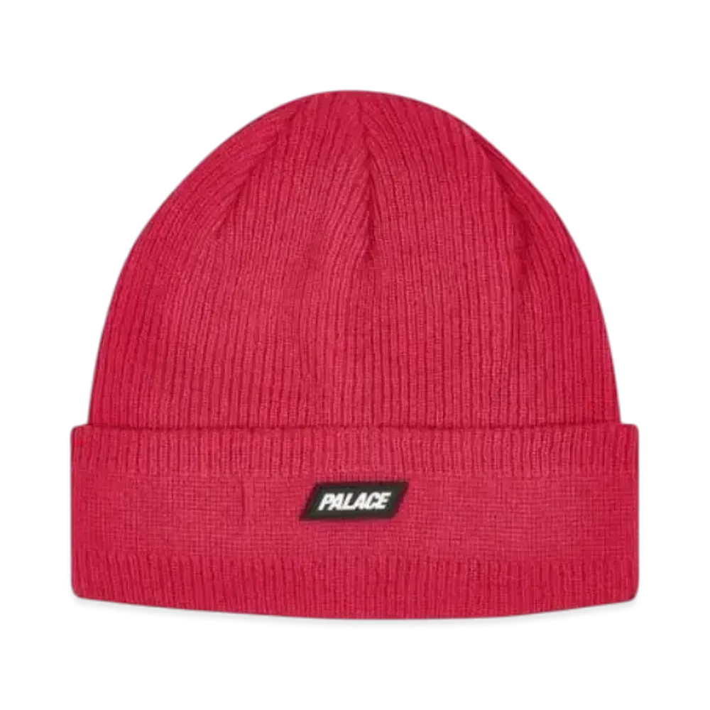 PALACE Break Knit Beanie "Burgundy"