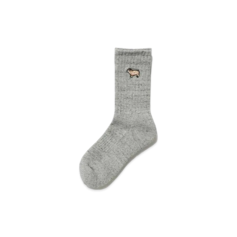 HUMAN MADE PILE SOCKS "Grey"