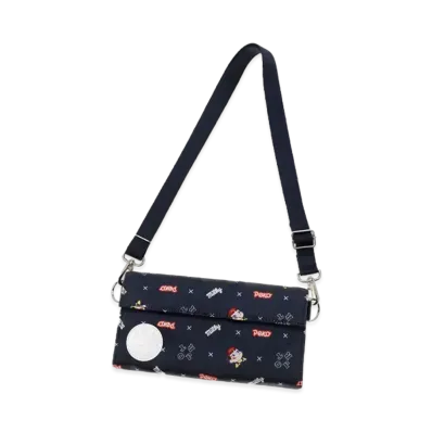 POTR x MILKY 2Way Long Wallet "Navy"