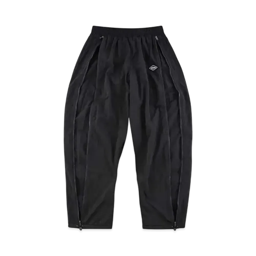 Unknown London Tonal Zip Track Pants "Black"
