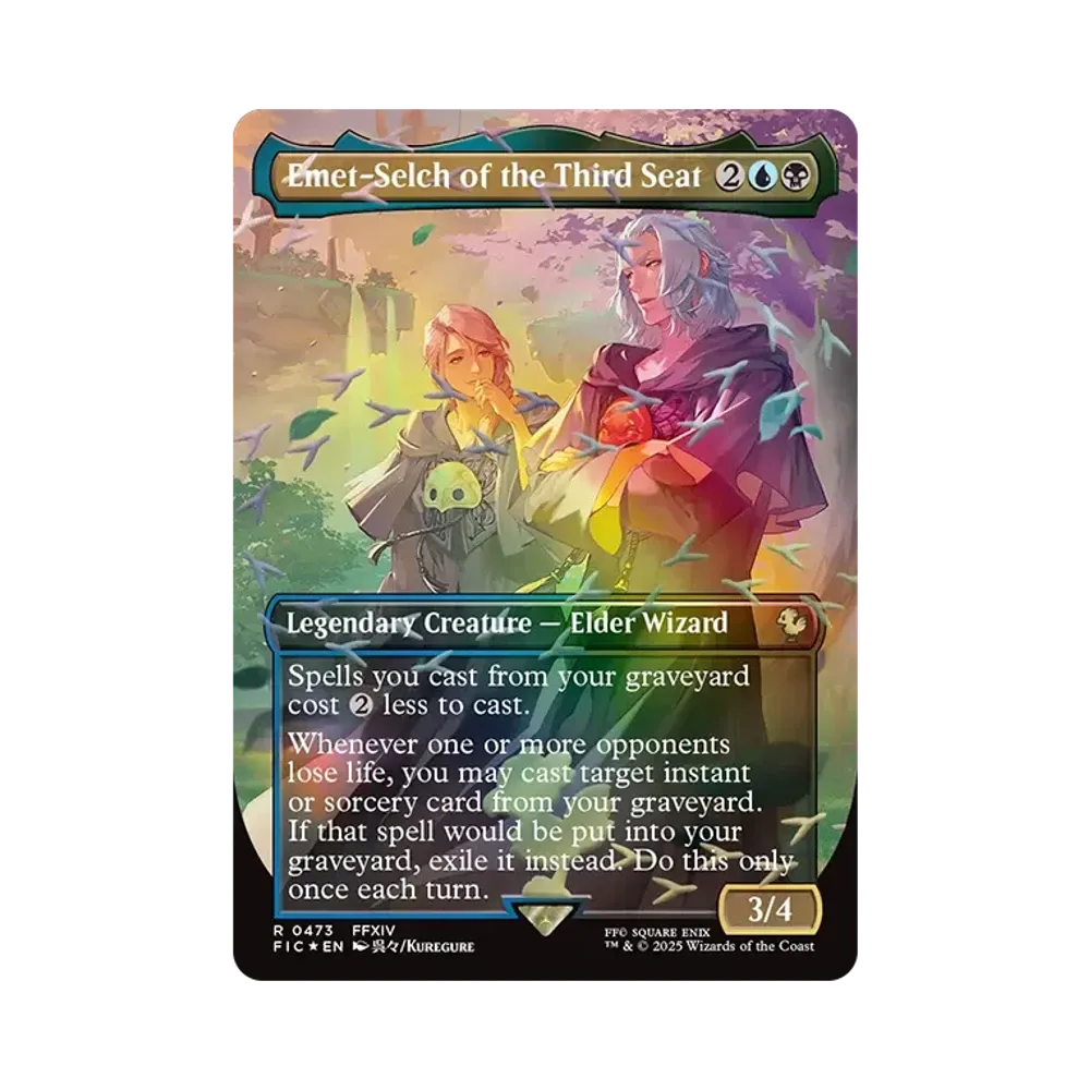 Emet-Selch of the Third Seat R :Foil [FIC 0473] [EN](FINAL FANTASY CHOCOBO BUNDLE)