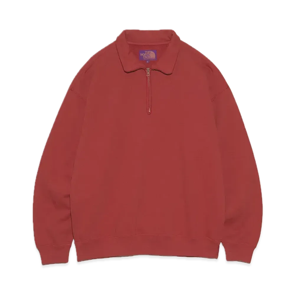 The North Face PURPLE LABEL 11oz Half Zip Sweatshirt "Crimson"