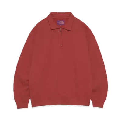The North Face PURPLE LABEL 11oz Half Zip Sweatshirt "Crimson"