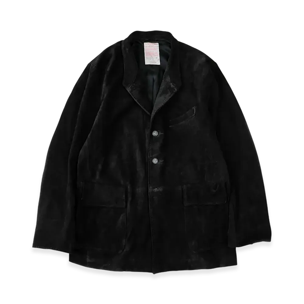 NICENESS Casablancas Cow Suede Hunting Teba Jacket "Black"