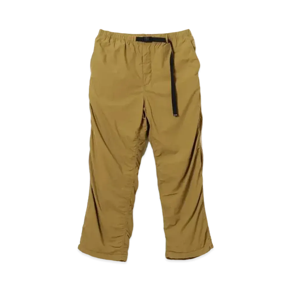 BEAMS Webbing Warm Easy Pants "Mustard"