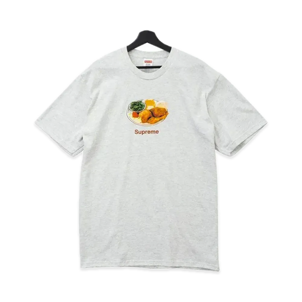 シュプリーム チキン ディナー Tシャツ "グレー"