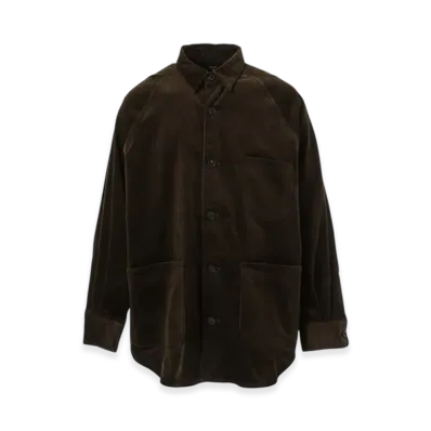 COMME des GARCONS HOMME Corduroy Raglan Shirt "Brown"