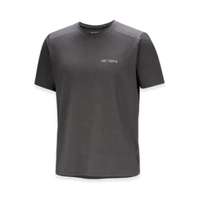 ARC'TERYX Cormac Arcbird Logo SS Men's "Black Heather" X000010256