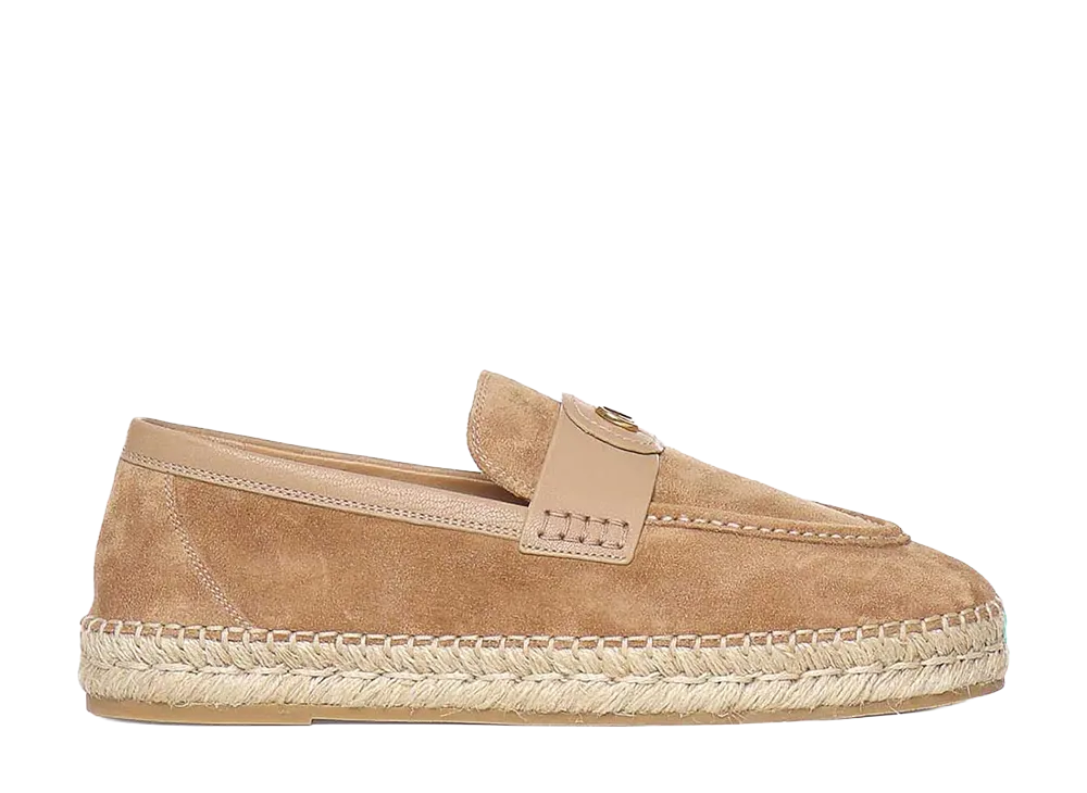 Valentino Garavani Beige Suede Espadrilles "Beige o Tan"