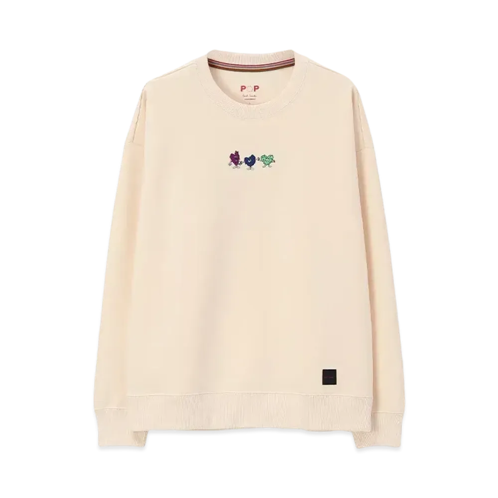 Paul Smith Ester Rayon Cardboard Long Sleeve Tee "Offwhite"