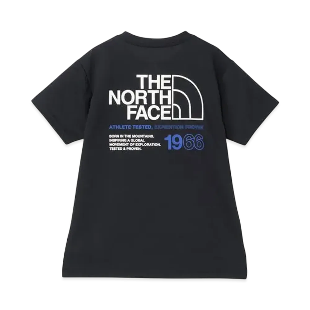 The North Face Kids Short Sleeve 66 Logo Tee "Black"