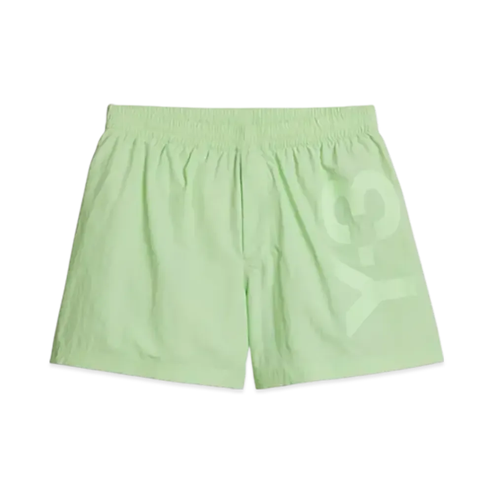 Y-3 M Classic Logo Short Length Swim Shorts "Glow Green"